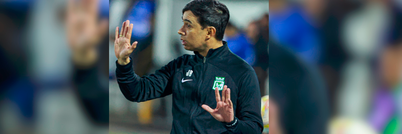 El director técnico llegó al Nacional en octubre de 2023. / FOTO: MANUEL SALDARRIAGA