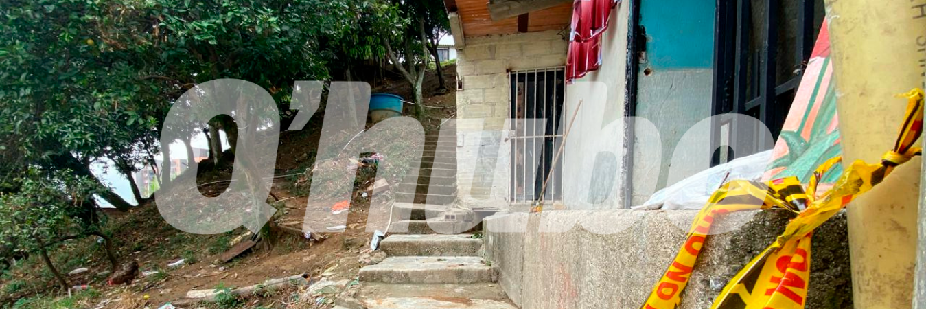 En esta casa sucedió la riña. /FOTO: ANDRÉS FELIPE OSORIO GARCÍA