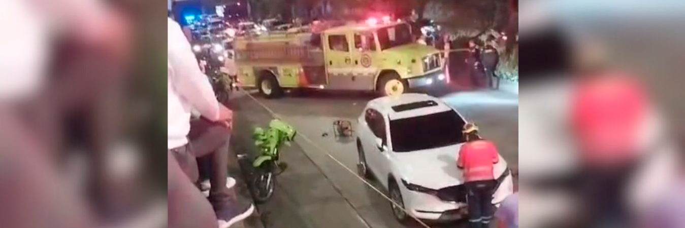 Esta fue la camioneta involucrada en el fatal accidente. /FOTO: TOMADA DE VIDEO 