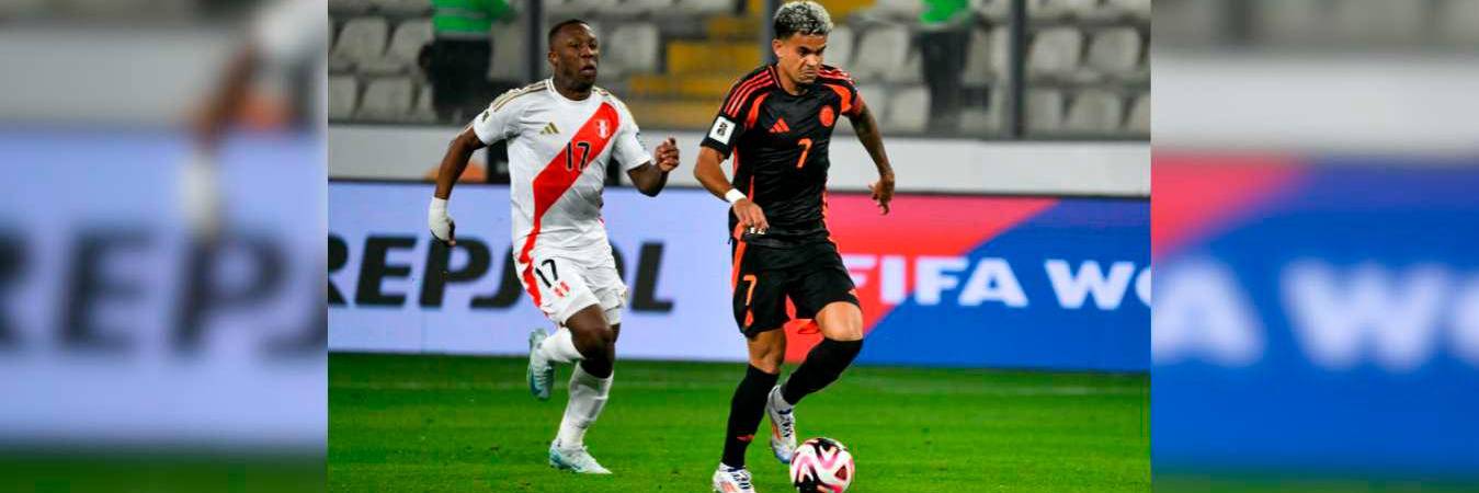 Luis Díaz fue el encargado de empatar el partido y que Colombia lograra un punto. / FOTO: FCF