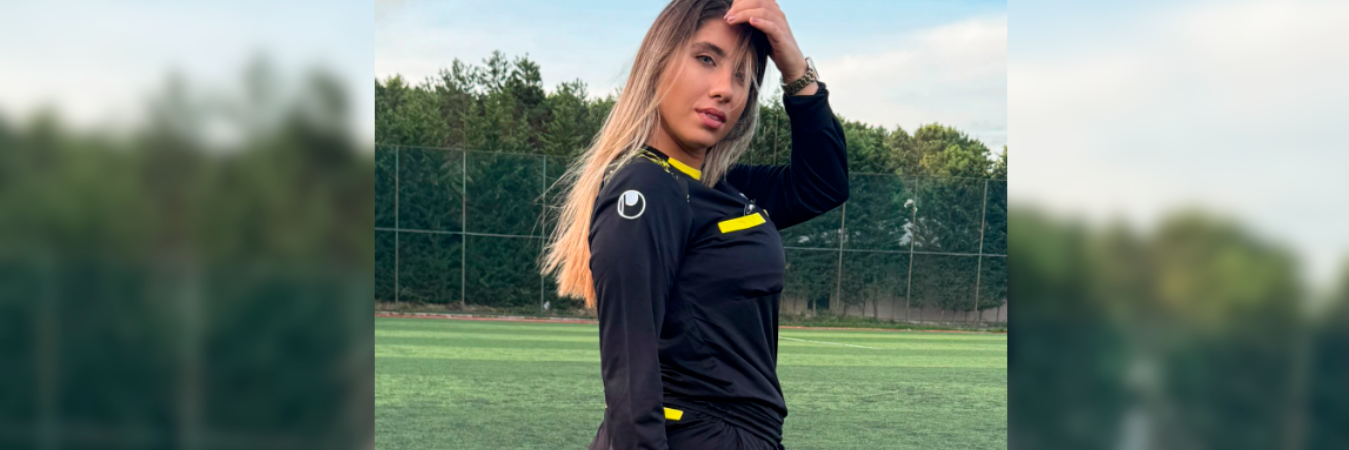Ella es Elif Karaarslan, la árbitra involucrada en supuesto video sexual. /FOTO: INSTAGRAM @elifkaraarslan_17