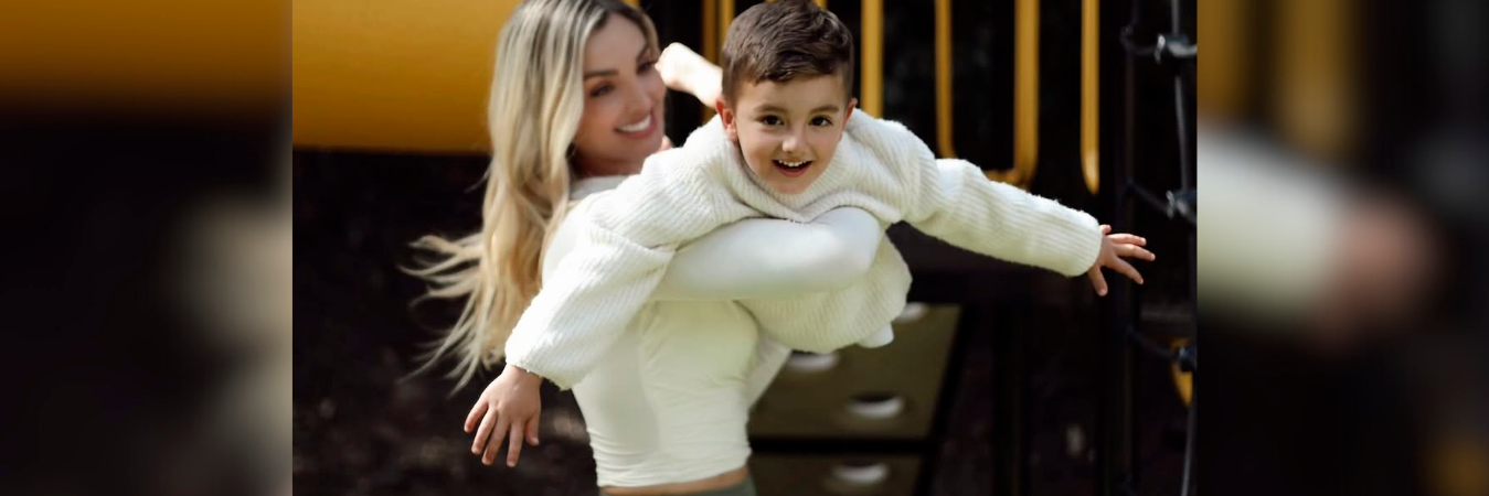 Melina Ramírez y Mateo Carvajal tienen la custodia compartida de Salvador. /FOTO: INSTAGRAM @melinaramirez90