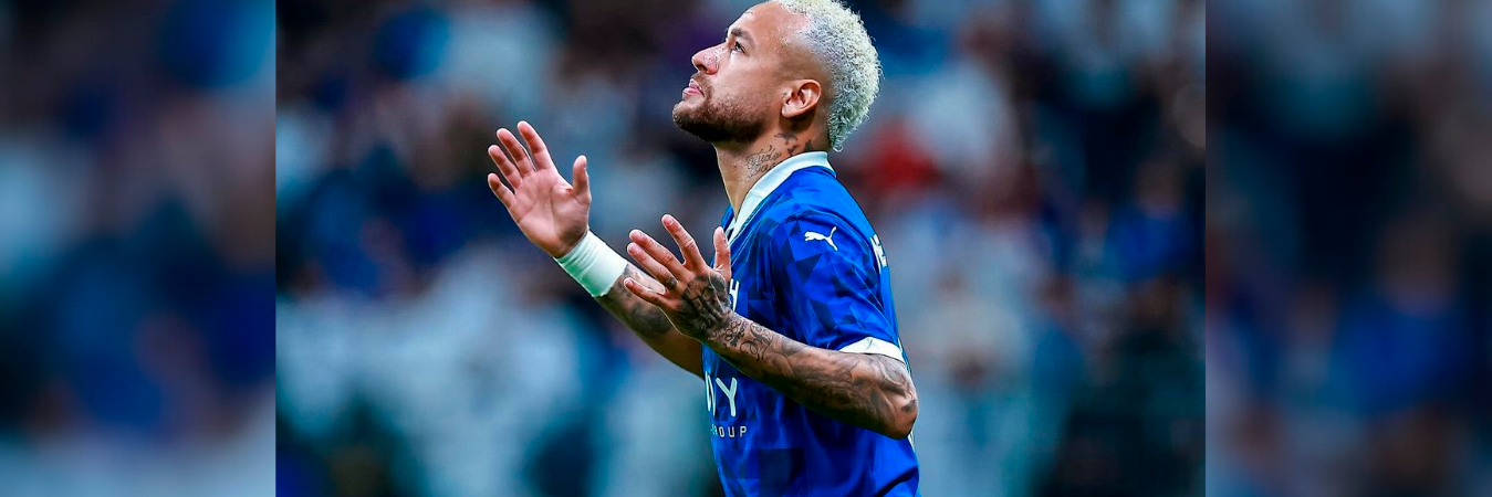 Neymar en su último partido con el Al Hilal. /FOTO: INSTAGRAM @neymarjr