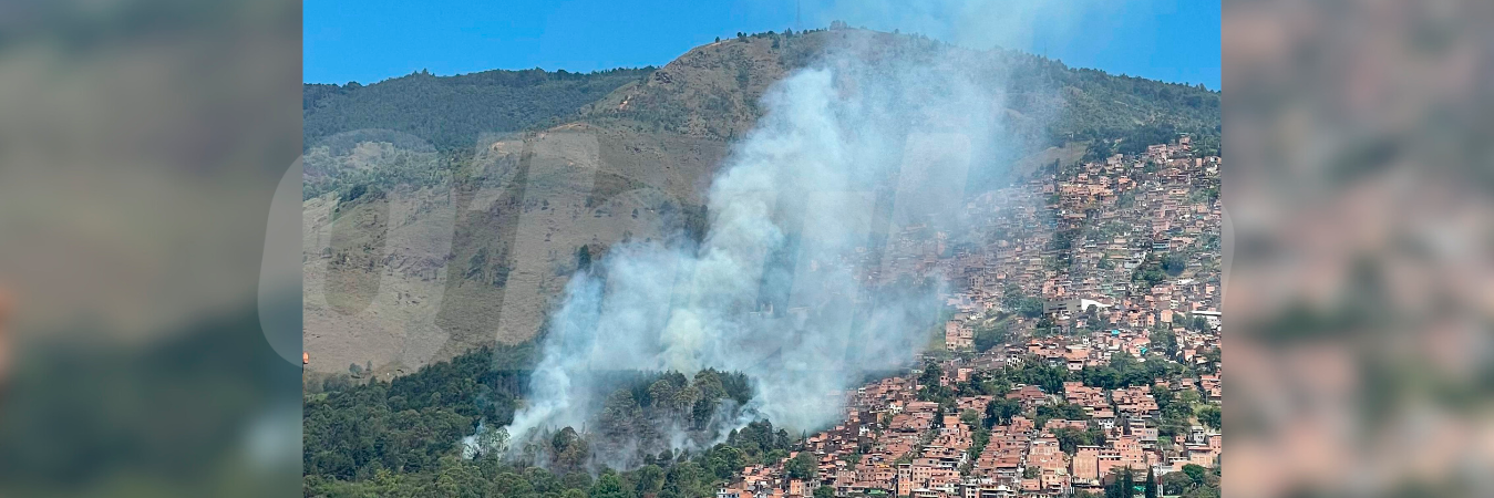 Así se encuentra una parte de Villa Hermosa tras el incendio forestal. /FOTO: CORTESÍA
