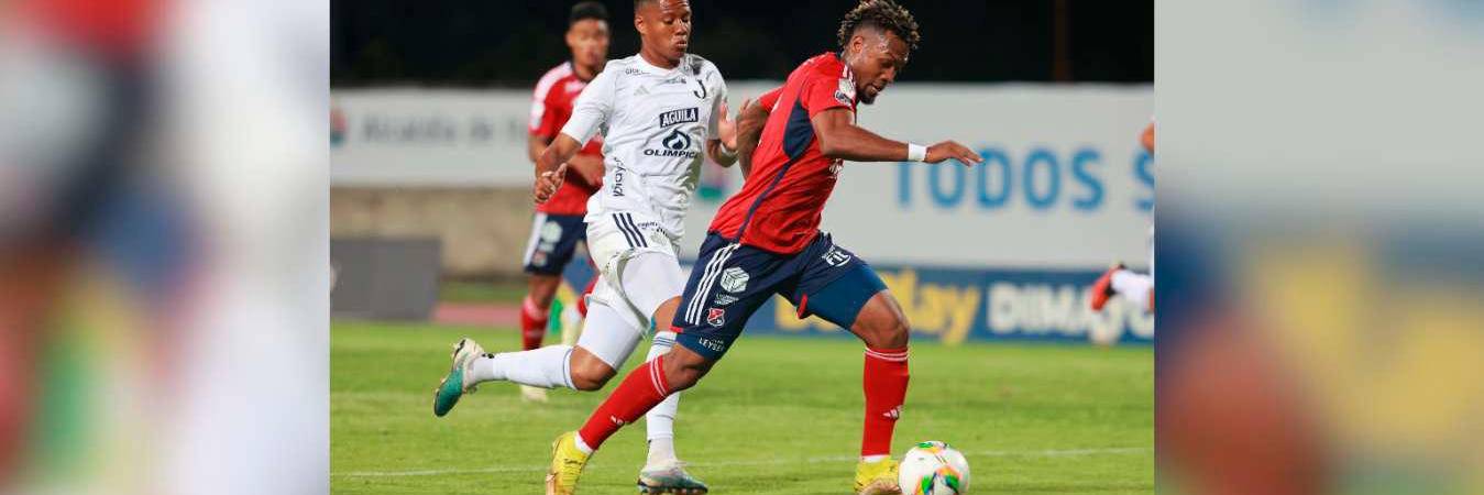 El DIM aprovechó los errores de la defensa para marcar y quedarse con la victoria. / FOTO: MANUEL SALDARRIAGA