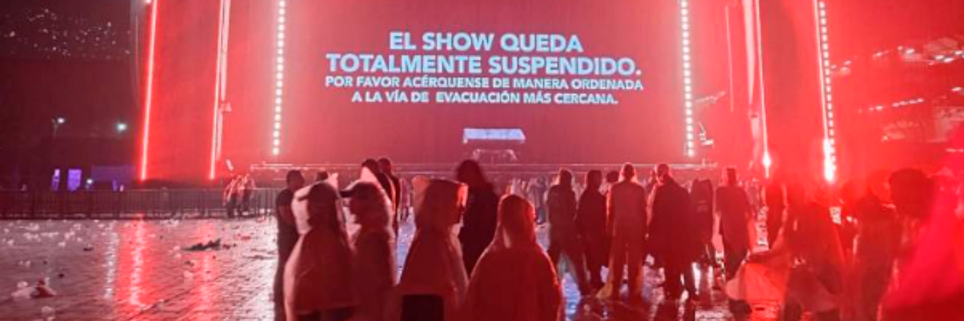 El primer día de Afterlife en Medellín fue cancelado. /FOTO: X @danielmesarpo