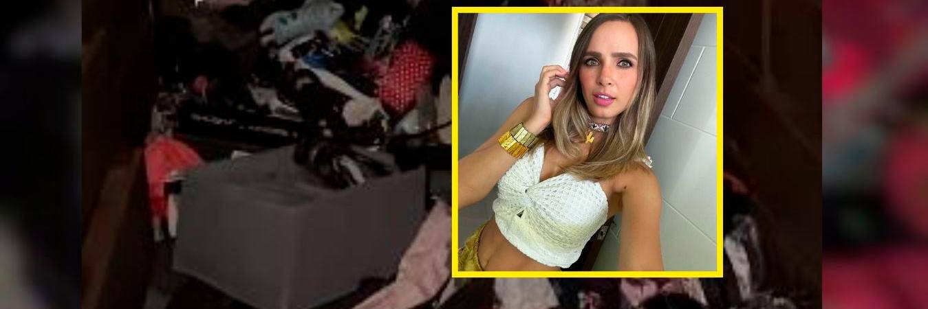 Así quedó la casa después del robo. /FOTOS: INSTAGRAM @elizabethloaiza