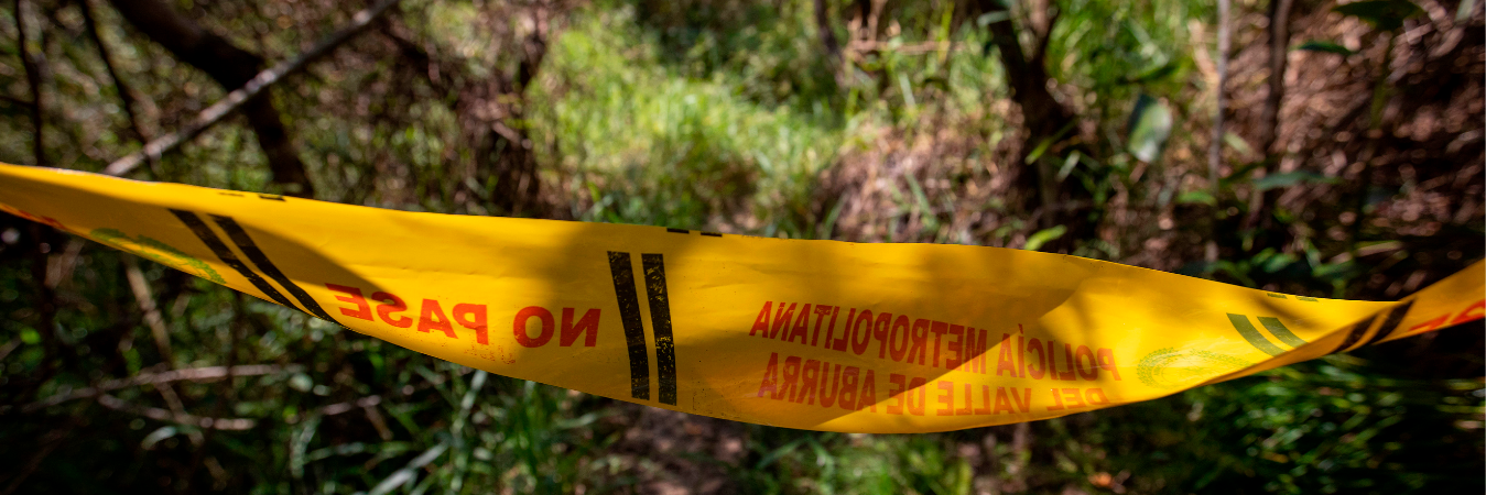 En una zona boscosa, como la que se observa en la imagen, fue encontrada esta mujer. /FOTO: ARCHIVO