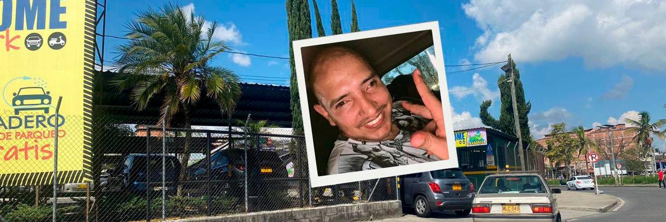 En este parqueadero del municipio de Rionegro asesinaron a Yohny Alberto Henao. /FOTO: CORTESÍA EN EL RUEDO. 