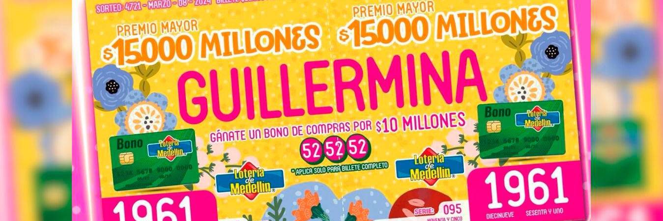 /FOTO: CORTESÍA LOTERÍA DE MEDELLÍN 