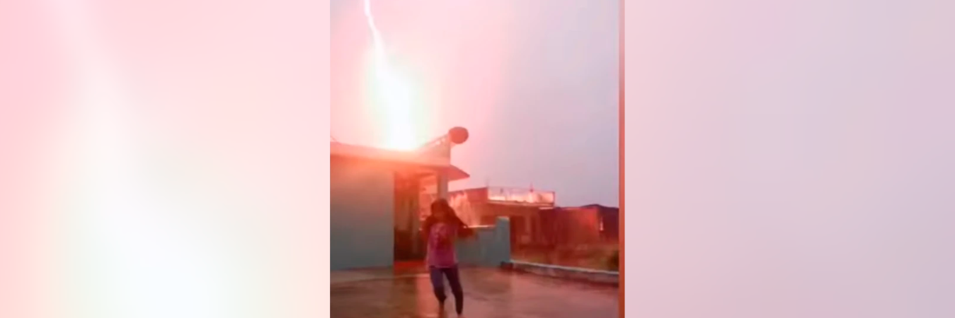 La adolescente salió ilesa del hecho. /FOTO: CAPTURA DE PANTALLA