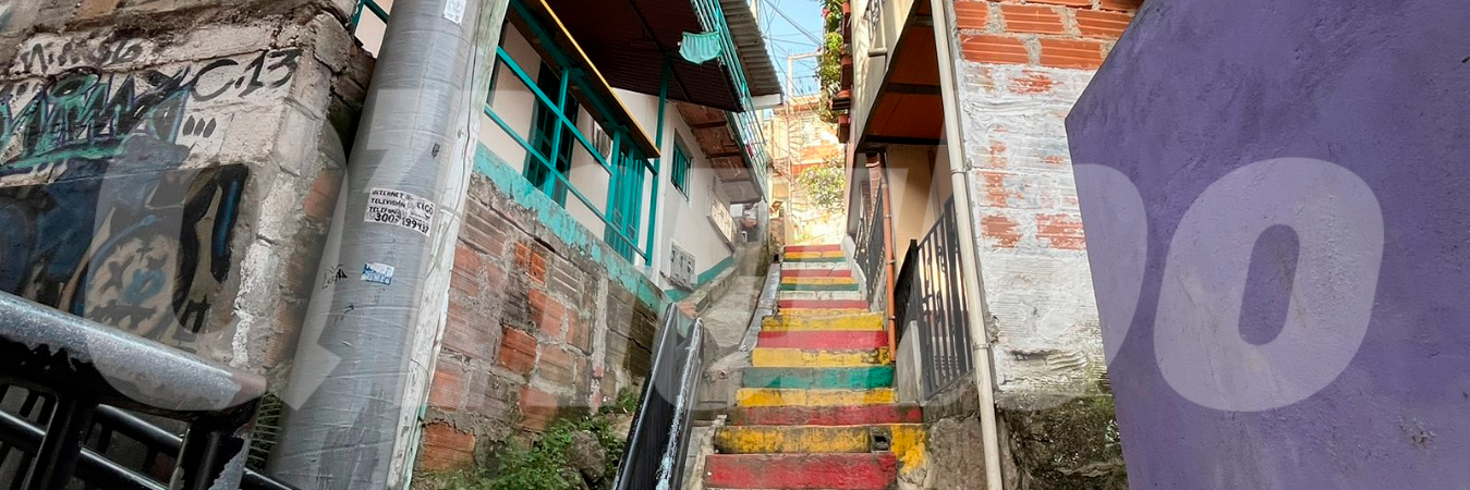 En estas escalas ocurrió el asesinato. /FOTO: ANDRÉS FELIPE OSORIO GARCÍA