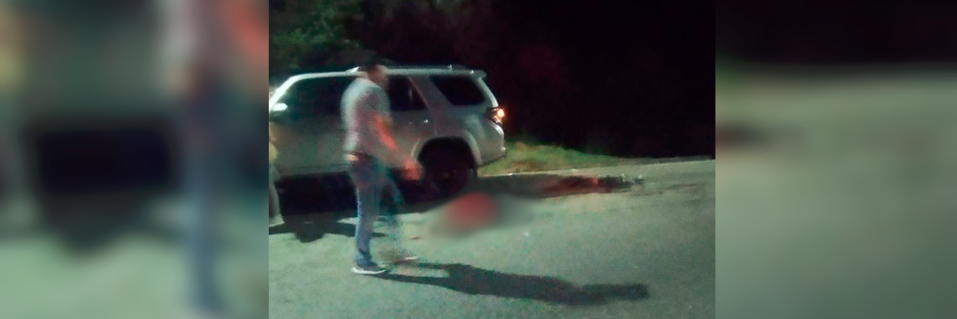 El joven murió en el lugar de los hechos. /FOTO: CAPTURA DE VIDEO