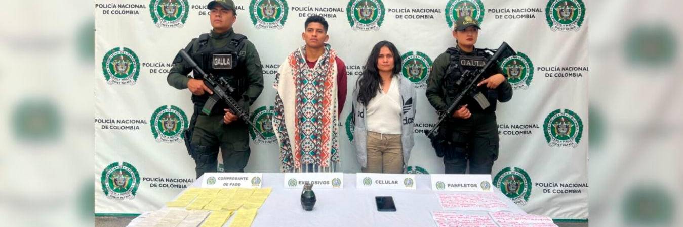 Lisela Rosado y Hendry Quintero son judicializados /Foto: Policía Nacional.