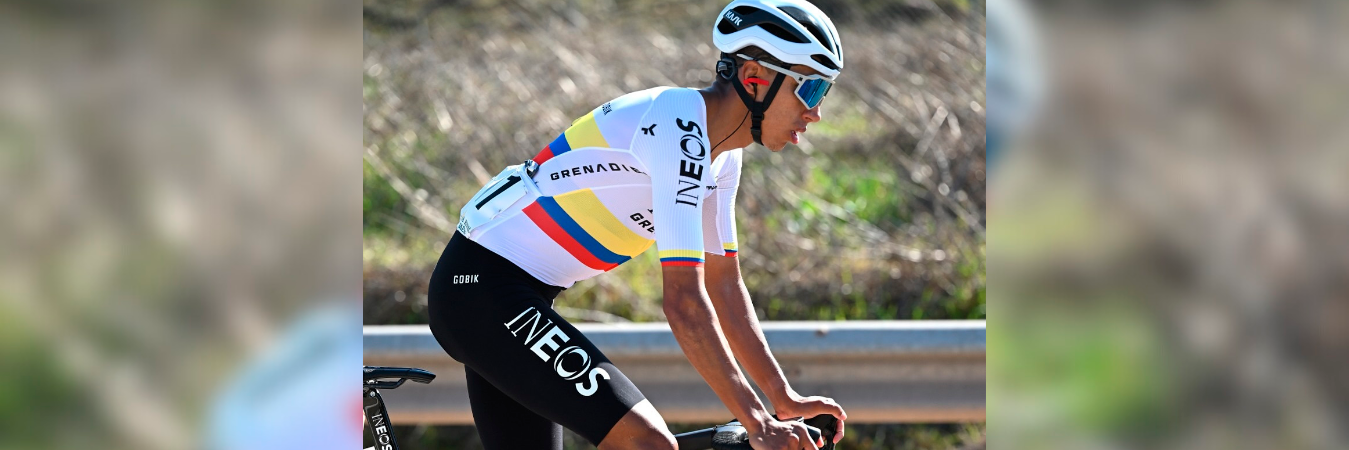 Egan Bernal también sufrió un grave accidente que lo tuvo por fuera de las competencias varios meses el 24 de enero de 2022. /FOTO: INSTAGRAM @eganbernal - @gettysport 