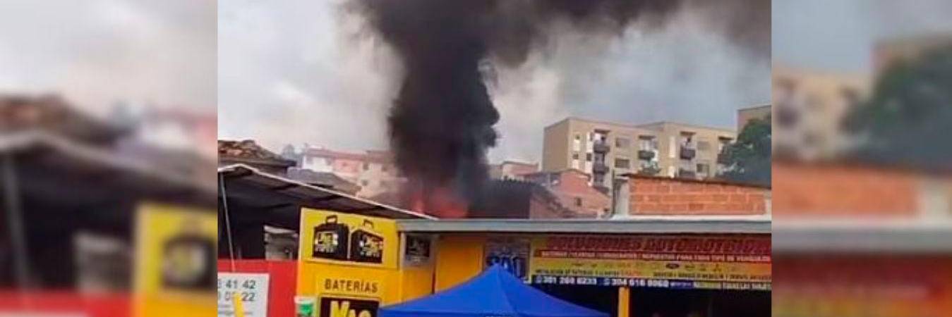 Sector La Bomba, municipio de Marinilla. /FOTOS: TOMADAS DE FACEBOOK CCM NOTICIAS. 