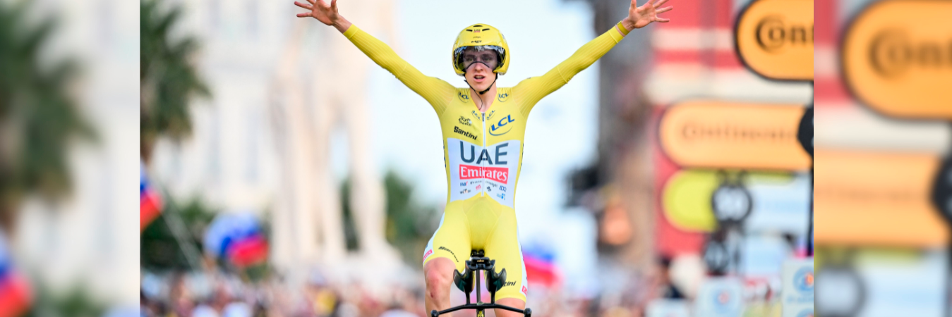 Tadej Pogacar conquistó su tercer título. /FOTO: X @LeTour