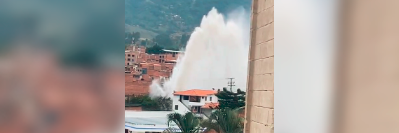 De acuerdo con las autoridades aún no se conoce específicamente qué tanto daño causó la fuga. / FOTO: CAPTURA DE PANTALLA