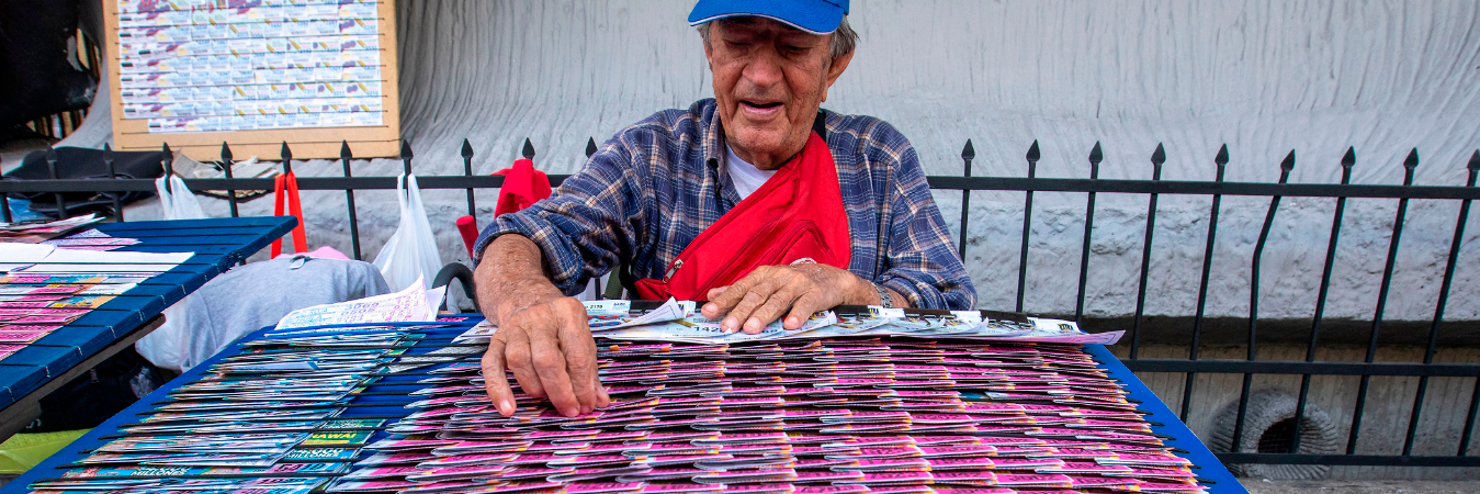 Ventero de lotería. /FOTO: ARCHIVO