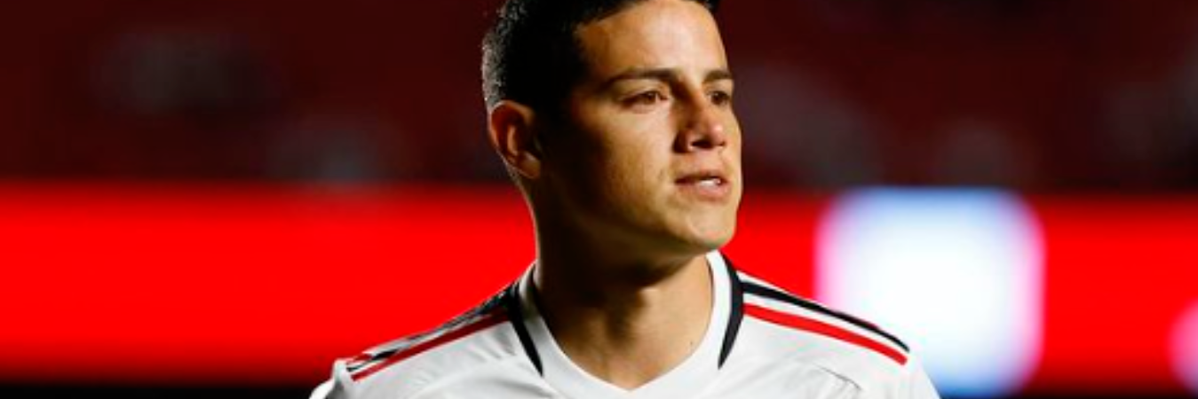 James Rodríguez jugando con el Sao Paulo. /FOTO: INSTAGRAM @jamesrodriguez10