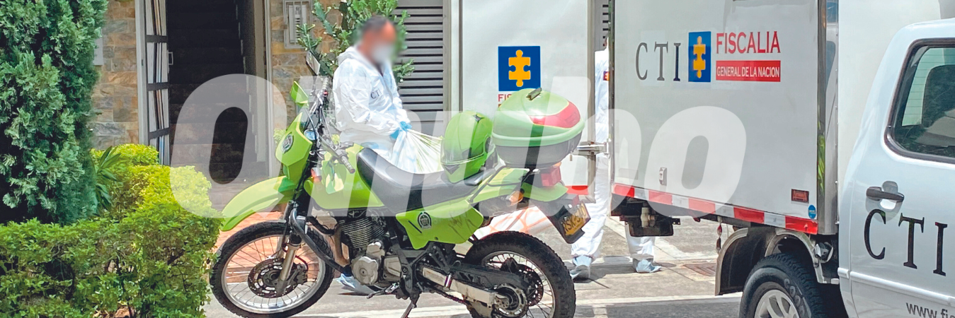 El cuerpo de la enfermera fue trasladado a la morgue. /FOTO: ANDRÉS FELIPE OSORIO GARCÍA