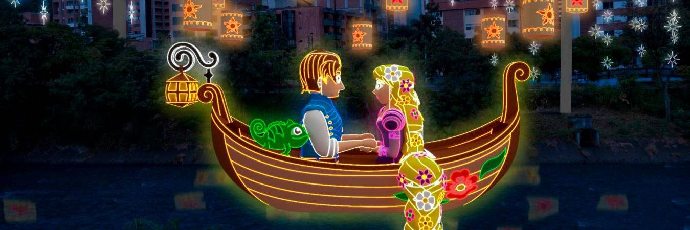 Alumbrados del río. /FOTO: EPM. 