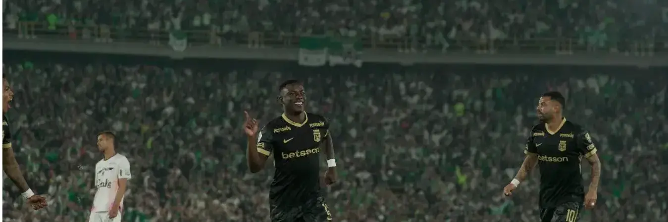 Así lucía una de las tribunas de El Campín, en el duelo contra Fortaleza, por la séptima fecha de la Liga Betplay. / FOTO: COLPRENSA