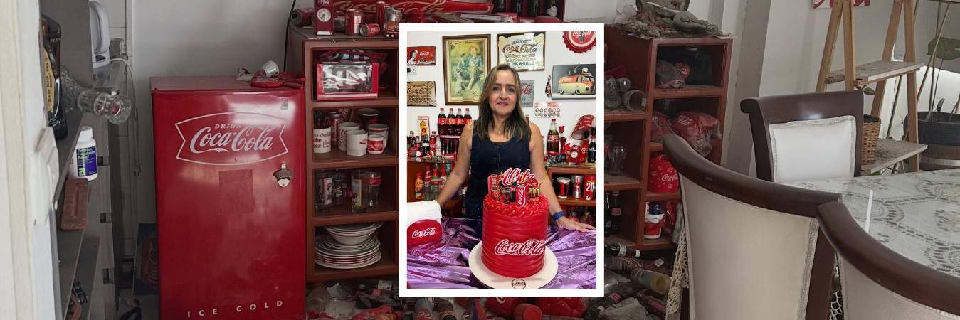 Albita perdió su colección de Coca-Cola, que ya había sobrevivido al terremoto de 1999