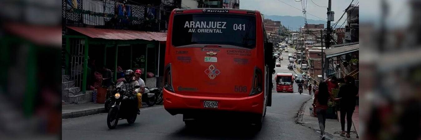 Esta es la ruta 041 que reactivaron en el nororiente de Medellín. /FOTO: CORTESÍA ALCALDÍA DE MEDELLÍN 