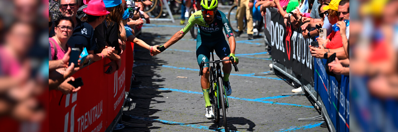 Daniel Felipe Martínez en la etapa 8 del Giro de Italia. /FOTO: GETTY