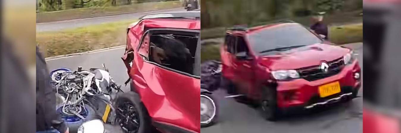 Los momentos posteriores al accidente quedaron registrados en videos ciudadanos. FOTO: FACEBOOK PRENSA PAISA