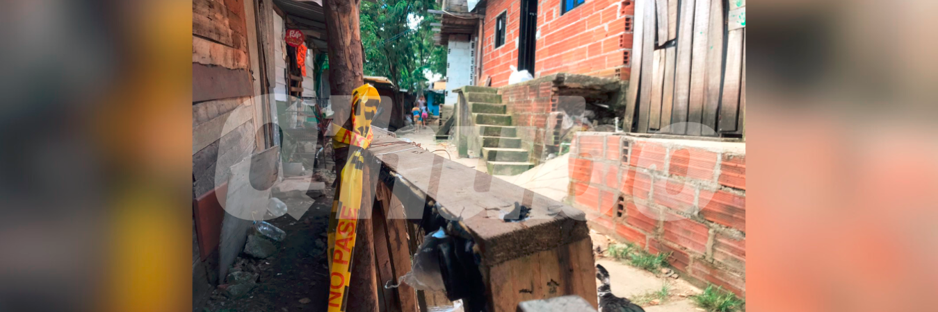 Este fue el lugar donde falleció Édgar Mauricio. /FOTO: LAURA ROSA JIMÉNEZ VALENCIA