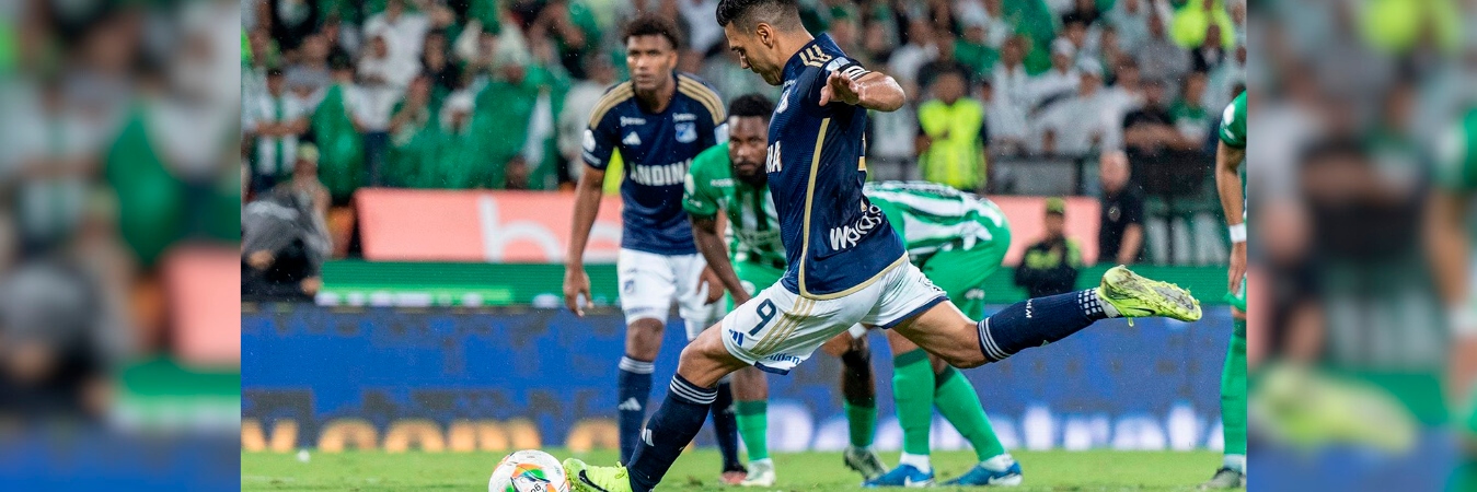 Radamel Falcao García consiguió su tercer gol con Millonarios. /FOTO: X @MillosFCoficial
