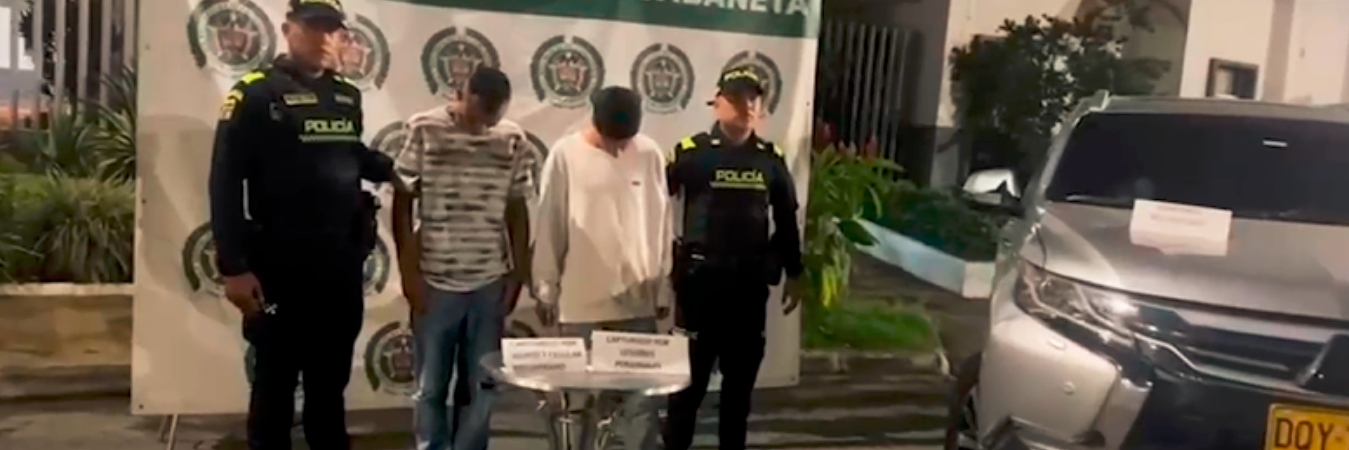 Los capturados fueron puestos a disposición de las autoridades competentes. /FOTO: CAPTURA DE PANTALLA