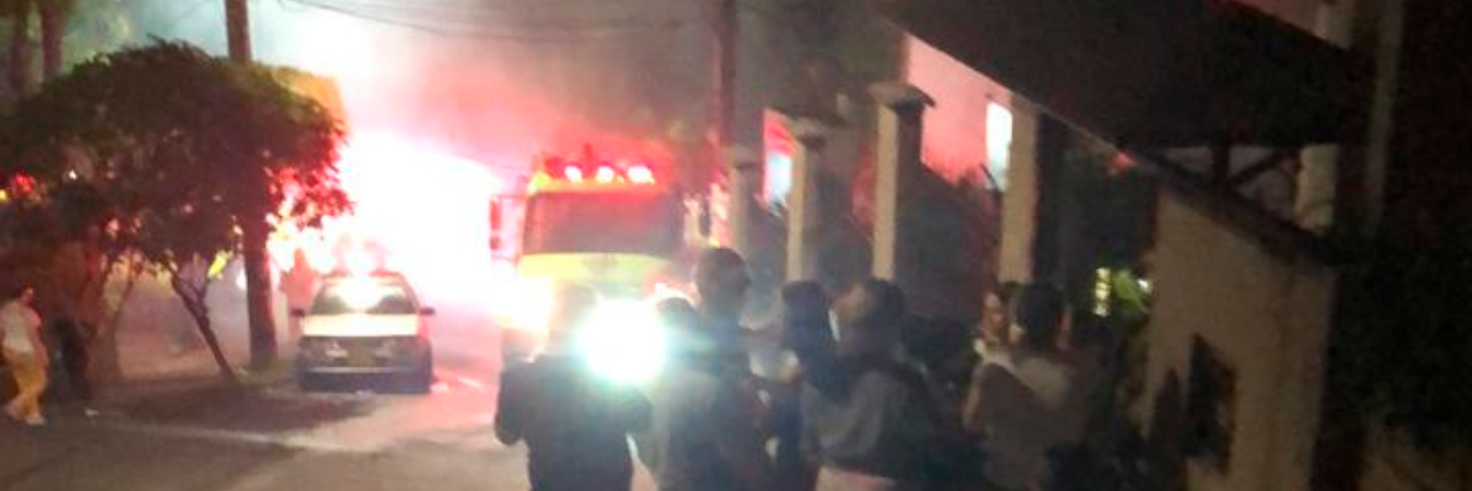 Incendio en Robledo. /FOTO: DENUNCIAS ANTIOQUIA 