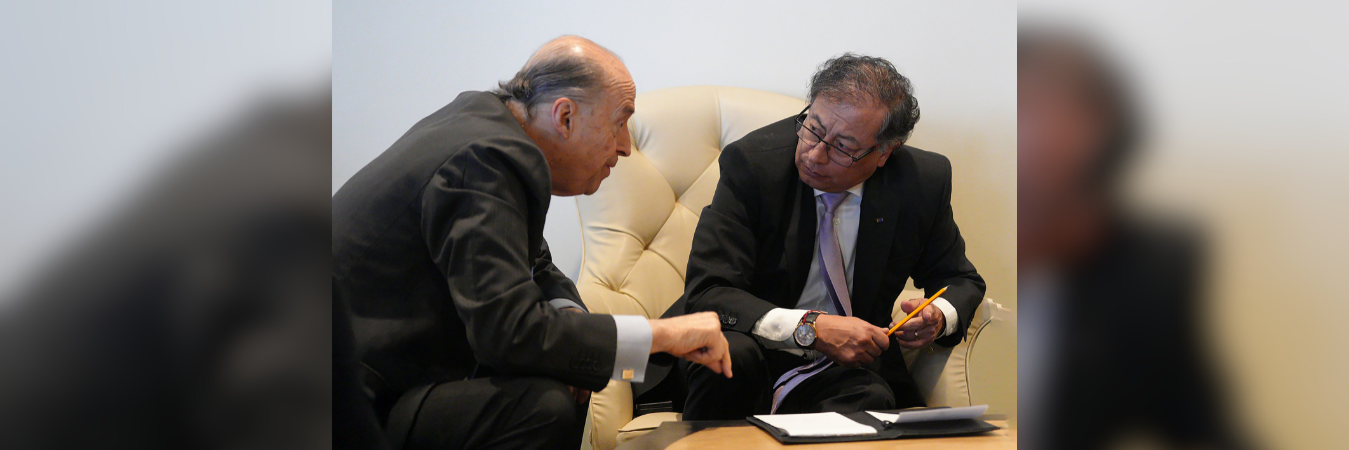 Álvaro Leyva y Gustavo Petro./FOTO: COLPRENSA