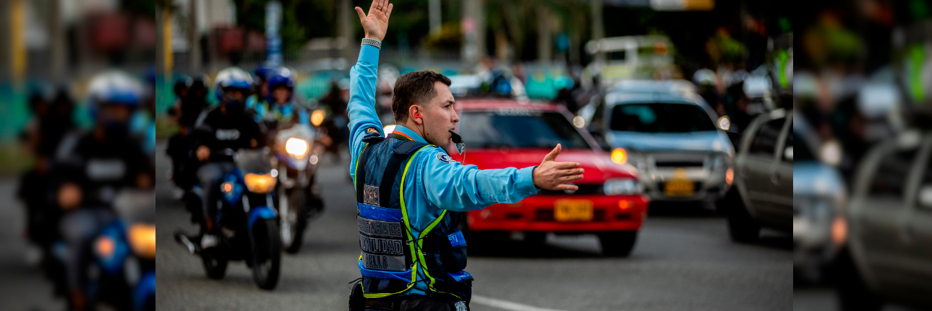 Controles de movilidad en Medellín. /FOTO: ARCHIVO 