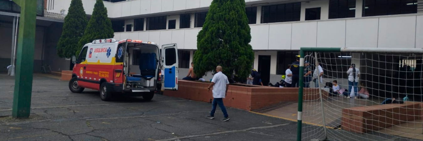 Las heridas de las víctimas no fueron de gravedad. /FOTO: ALCALDÍA DE ITAGÜÍ