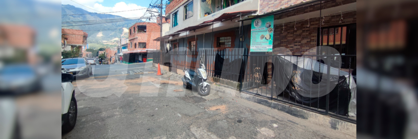 En esta calle del municipio se registró el enfrentamiento que dejó como saldo dos heridos. /FOTO: ANDRÉS FERNANDO GARCÍA