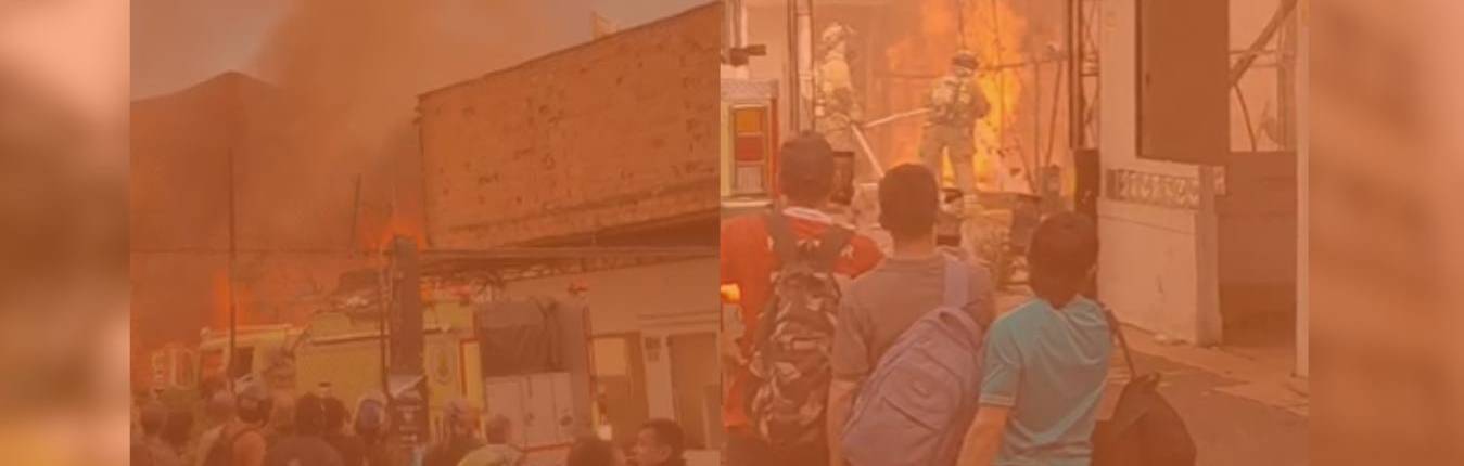 Imagen Incendio en El Poblado (2)