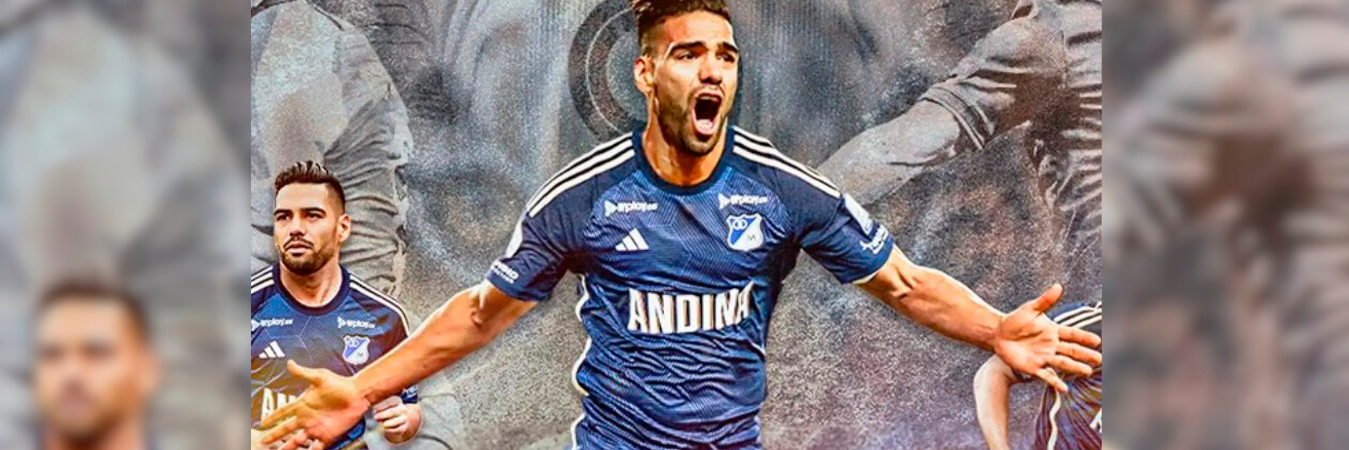 Radamel Falcao García fue anunciado como nuevo jugador de Millonarios hace unas semanas. /FOTO: MILLONARIOS