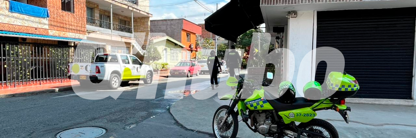 En esta calle encontraron a la víctima herida. /FOTO: ANDRÉS FELIPE OSORIO GARCÍA