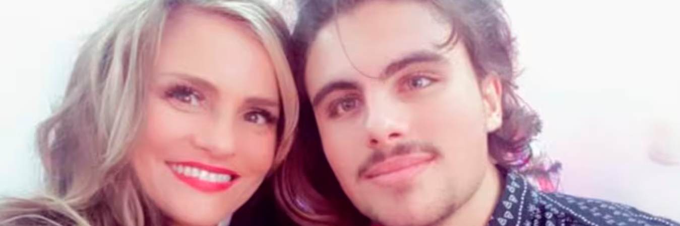 Aura Cristina Geithner y su hijo Demian. /FOTO: ARCHIVO