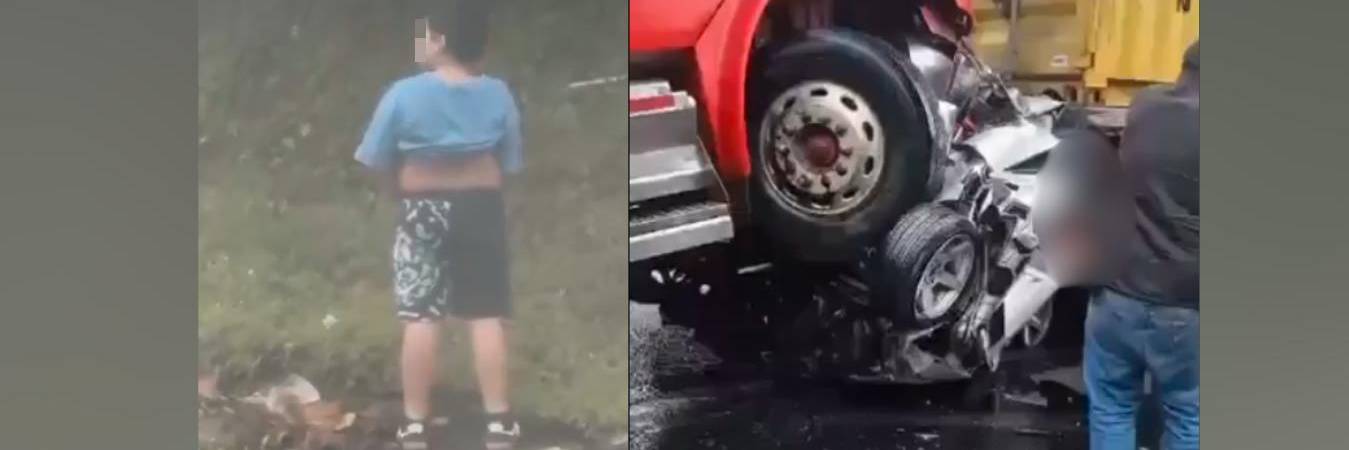 Varios videos muestran los segundos previos al accidente. FOTO: TOMADAS DE VIDEO X @estoescali