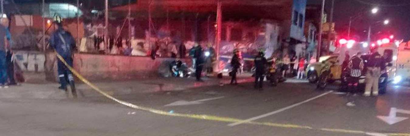 El acompañante del conductor resultó herido. /FOTO: CORTESÍA.