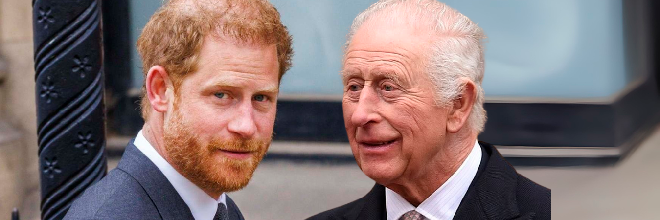 Principe Harry y el rey Carlos III. / FOTO: IG @THEROYALFAMILY