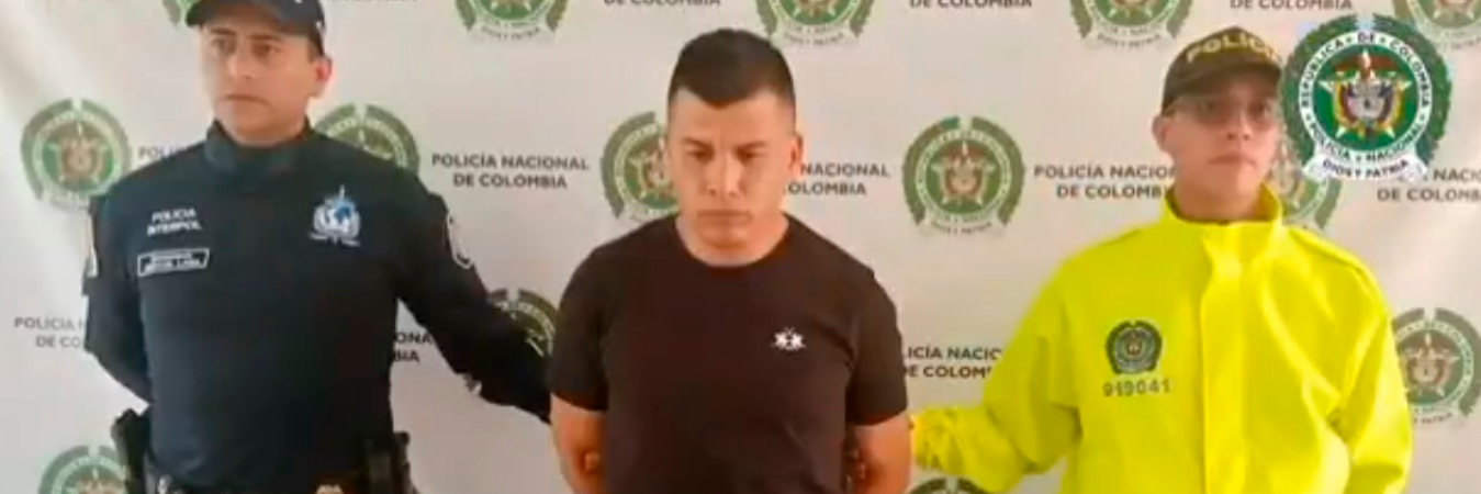 La captura de alias el Tatuado se hizo efectiva en el aeropuerto de Rionegro./ FOTO: CORTESÍA