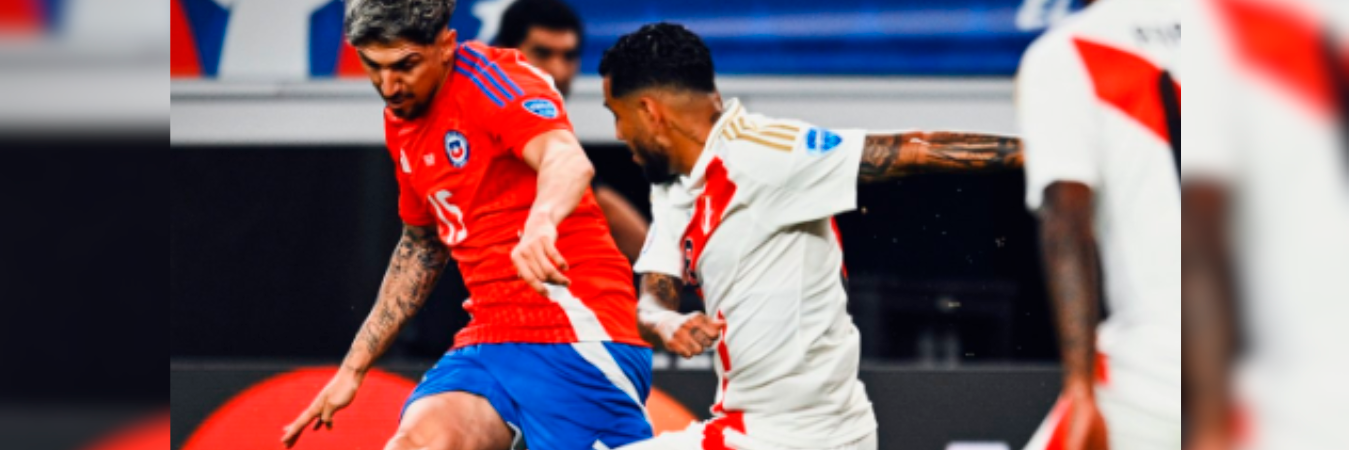 Perú y Chile disputaron el segundo partido de la Copa América 2024. /FOTO: X @CopaAmerica