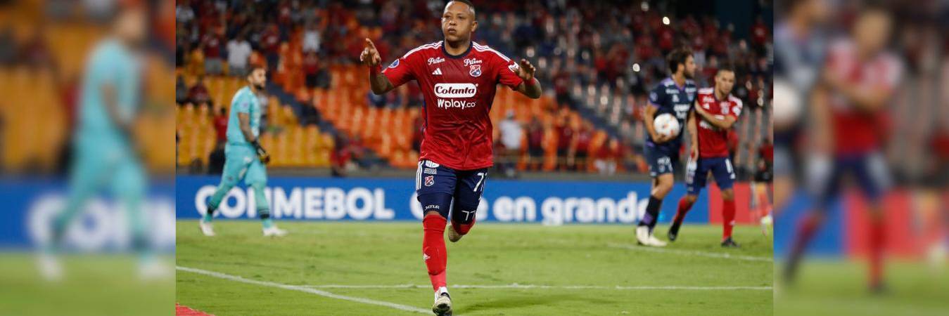 Jhon Vásquez anotó doblete. El primer gol fue en el minuto 12 y el segundo en el minuto 23. /FOTO: JAIME PÉREZ MUNÉVAR