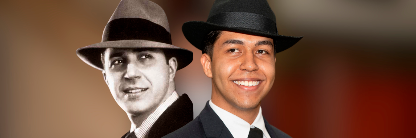 Luckas Murillo González (der) lleva el tango en las venas, en parte gracias al barrio en el que nació, Manrique. /FOTO: ESNEYDER GUTIÉRREZ